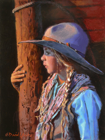 David Yorke Painting "A Big Hat to Fill" Available