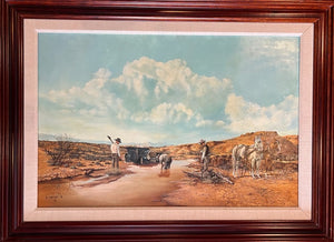 Tim Cox Painting "Cattle Driver" Available
