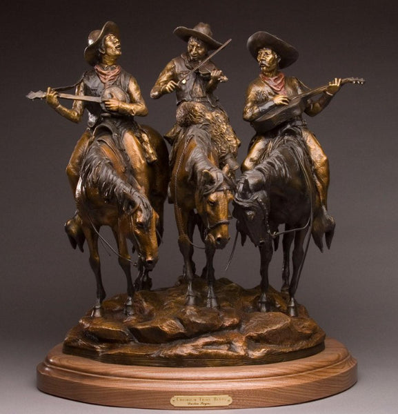Dustin Payne Bronze "Chisholm Trail Blues"