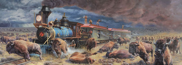 David Yorke Painting "Dark Day on the Plains"