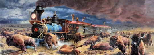 David Yorke Giclee "Dark Day on the Plains" New