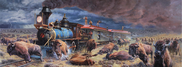 David Yorke Giclee "Dark Day on the Plains" New