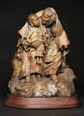 John Coleman Bronze "Grandmothers Wisdom"