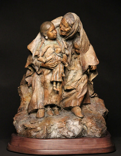 John Coleman Bronze "Grandmothers Wisdom"