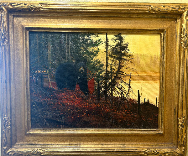Nicholas Coleman Painting "Back at Camp"