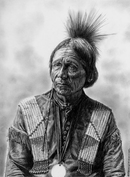 Denny Karchner Drawing "Peatwy Tuck" New Original
