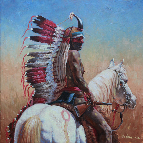 Steven Lang Painting "The End of His Medicine" Available