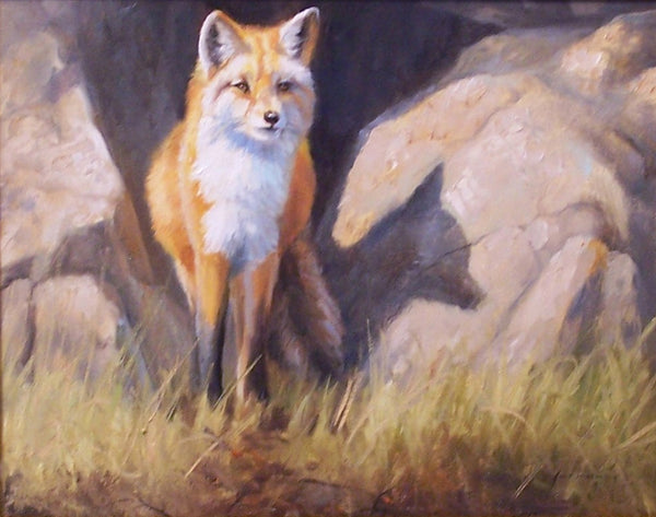 Grant Hacking Painting "The Den" Fox Available