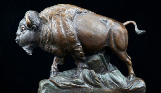 Veryl Goodnight Bronze "The Sage" Buffalo Available