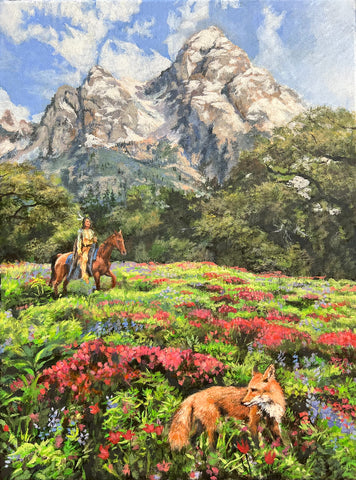 Victor Blakey Painting "Wildflowers" Available