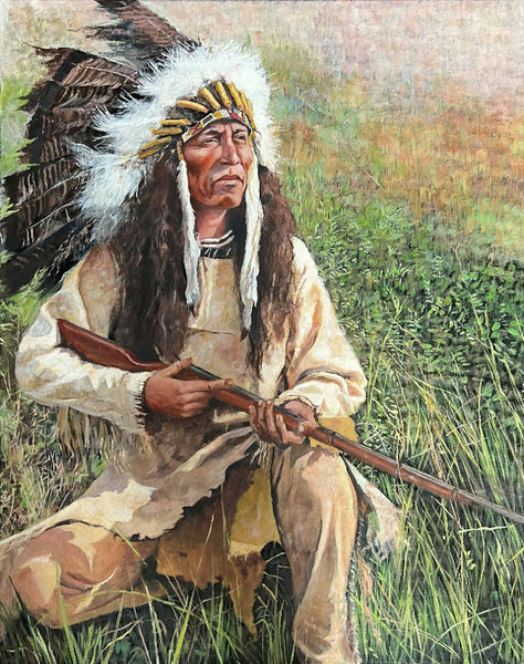 Victor Blakey Painting "Battle Ready" Available