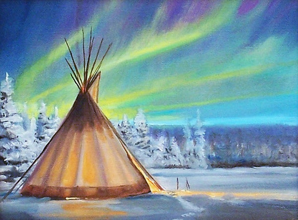 Grant Hacking Painting "Aurora"