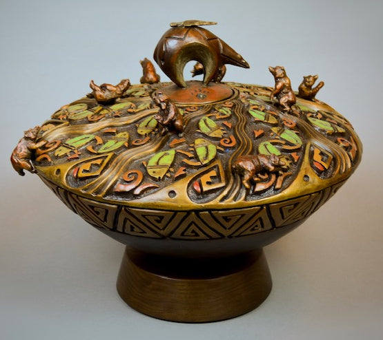 Ed Natiya Bronze "Bear Medicine" Available