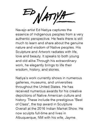 Ed Natiya Bronze "Sitting Bull" Maquette
