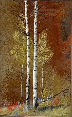 Trevor Swanson Painting "Brothers of Spring"