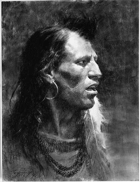 Howard Terpning Giclee "Crow"