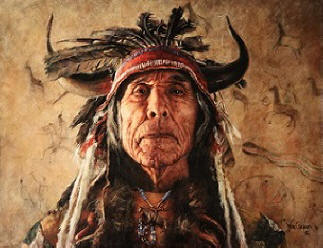 John Coleman Giclee "Guardian of the Spirit Dogs"