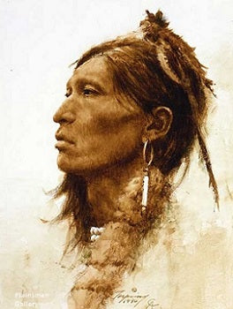 "Kiowa" giclee by Howard Terpning