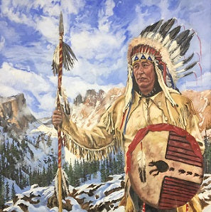 Victor Blakey Painting "Let Freedom Reign"