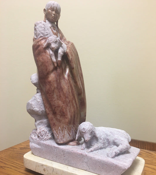 Oreland Joe Sculpture "Navajo Evening"