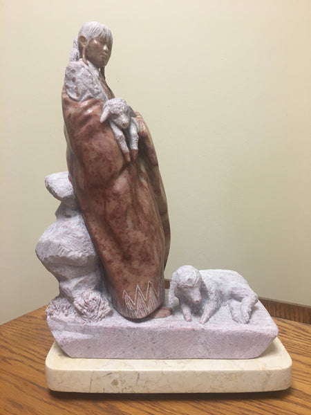 Oreland Joe Sculpture "Navajo Evening"