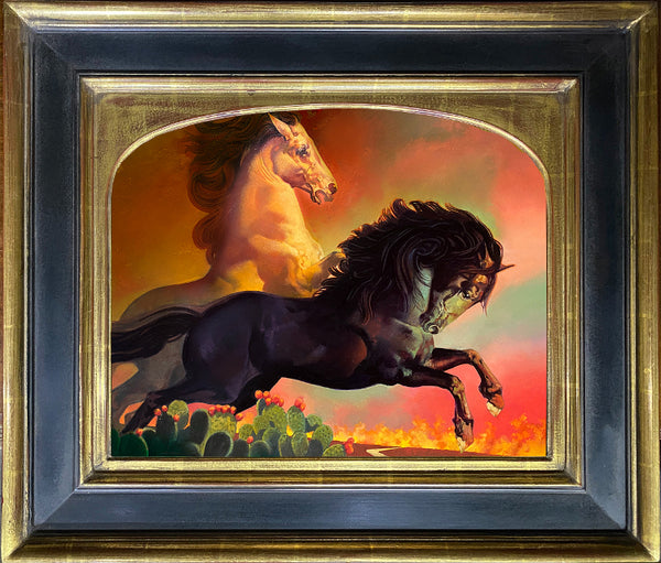 Robert Rodriguez Painting "Ring of Fire"