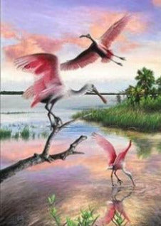 Peter R. Gerbert Giclee "The Spoonbill Lagoon"