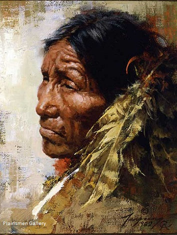 The Skeptic giclee by Howard Terpning