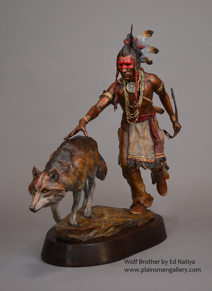 Ed Natiya Bronze "Wolf Brother"