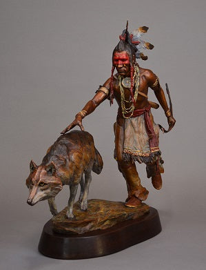 Ed Natiya Bronze "Wolf Brother"