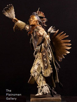 "Buffalo Tail" Bronze by Oreland Joe