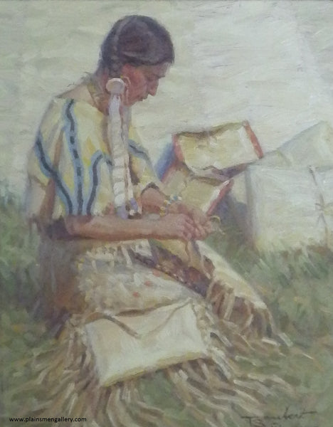 Tom Saubert Painting "Medicine Bags"