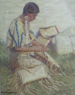 Tom Saubert Painting "Medicine Bags"