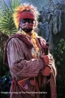 "Seminole Warrior" giclee by David Yorke