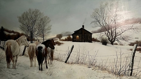 Greg Olsen Original Oil "A Horses Life" Available