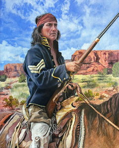 Victor Blakey Painting "Apache Hero" Available