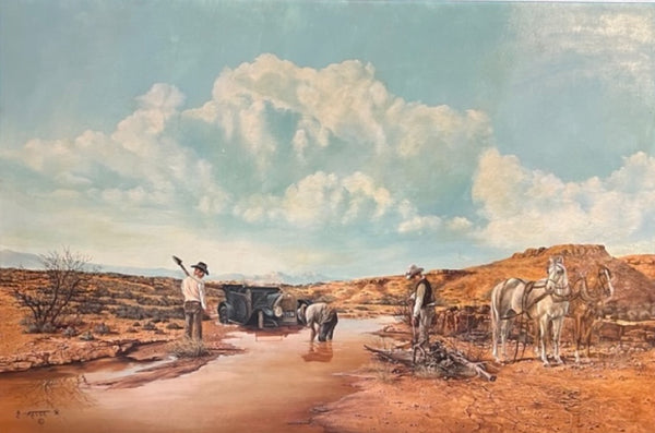 Tim Cox Painting "Cattle Driver" Available