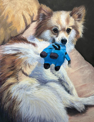 Deborah LaFogg painting "Cicero" New Pastel!
