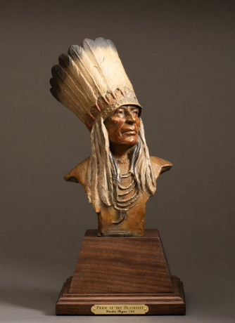 Dustin Payne New Bronze "Pride of the Blackfeet" New!