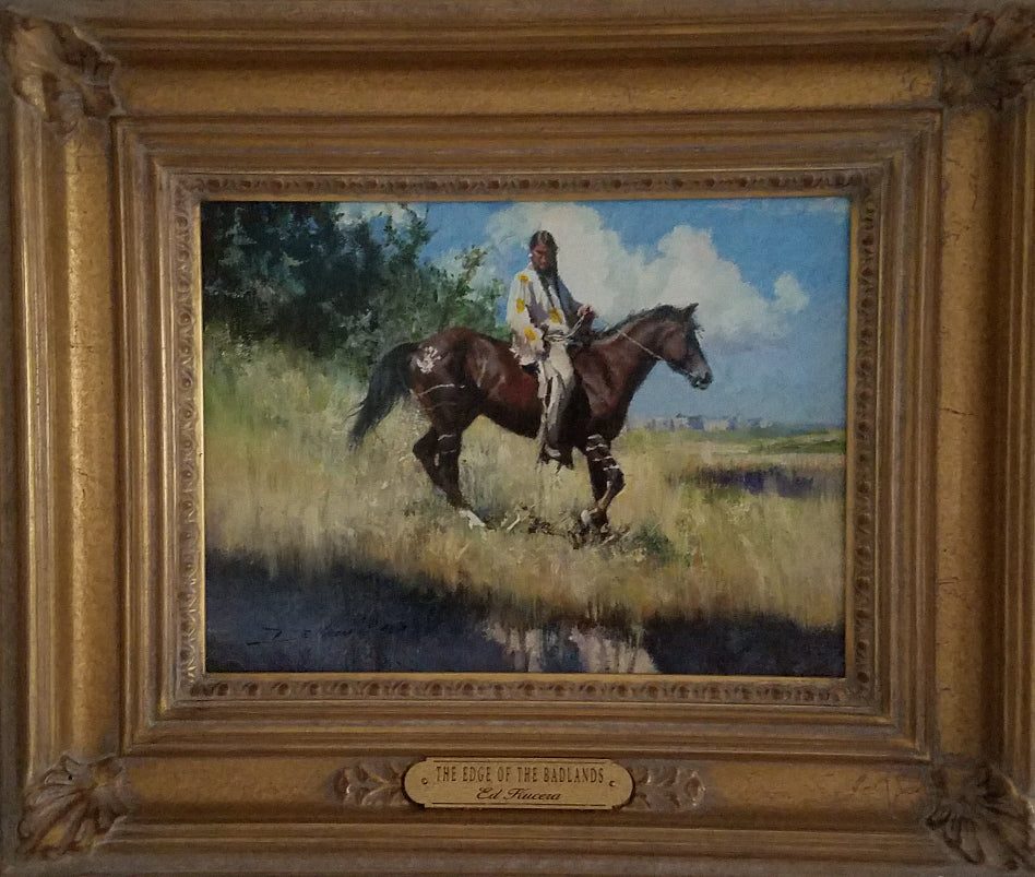 Ed Kucera Painting "Edge of the Badlands"