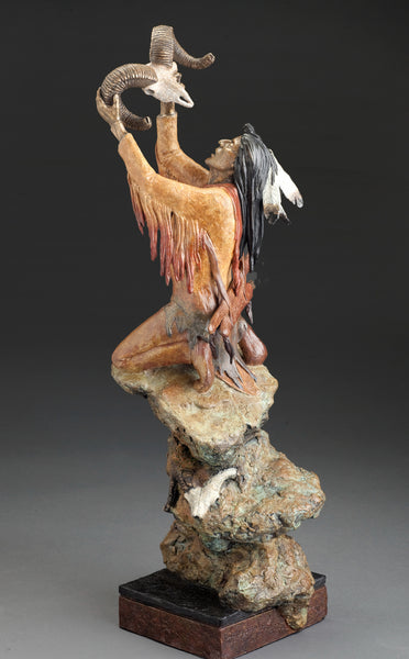 Eric Slocombe Bronze "Between Spirit and Stone" (New!)