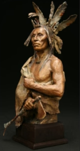 John Coleman Bronze "Four Bears" Bust Available