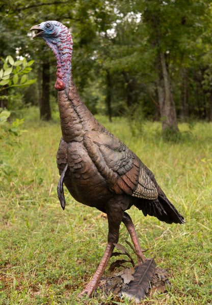 Raymond Gibby Bronze "Old Stomping Grounds" Turkey New!