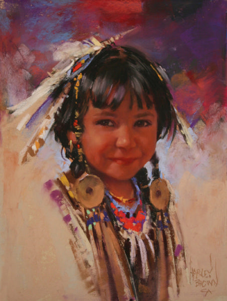 Harley Brown Painting "Little Tula" Available
