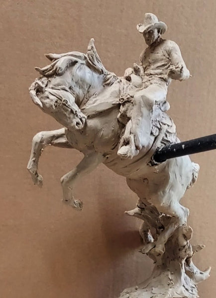 Herb Mignery Bronze Pre-Cast "Holdin' Denim to Leather" Available