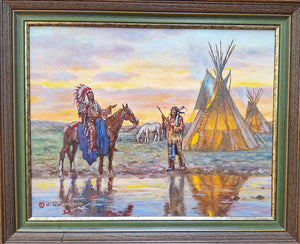 Hubert Wackermann Painting "Evening Prayers" Available