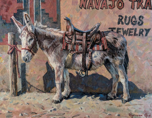 Hyrum Joe Painting "Jack Benally" Burro