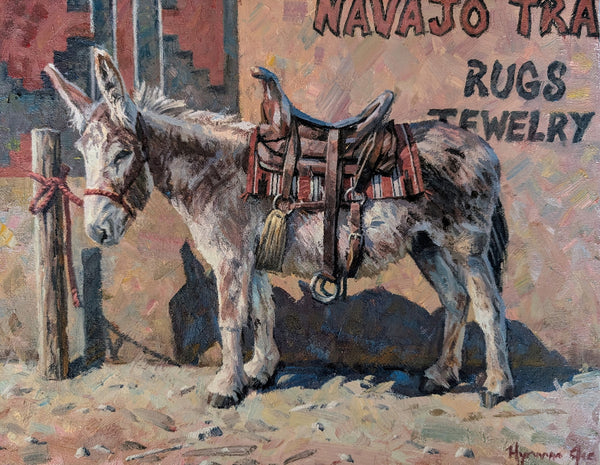 Hyrum Joe Painting "Jack Benally" Burro