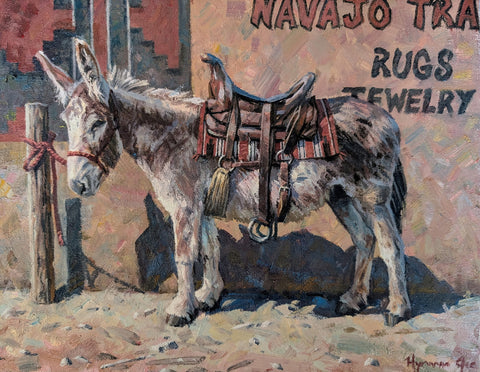 Hyrum Joe Painting "Jack Benally" Burro
