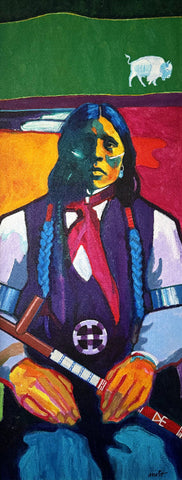 John Nieto Original Painting "Cheyenne"